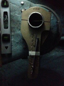 Test fit over the top of the rudder shaft.  Should be perfectly snug