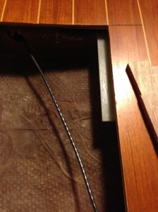 1/4" G10 epoxy board brackets to support sub-floor