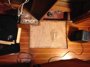 Patch installed.  Edges were sealed with two coats of epoxy.